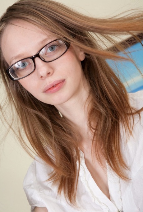 nerdy bril erotisch van hoge kwaliteit foto's