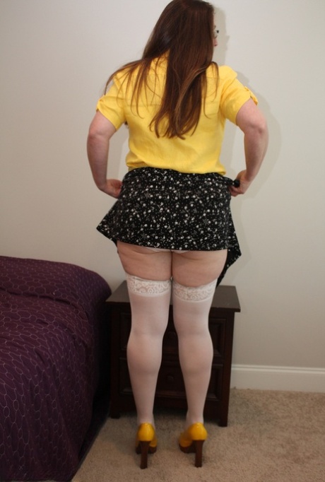 chubby upskirt beautiful porn photo