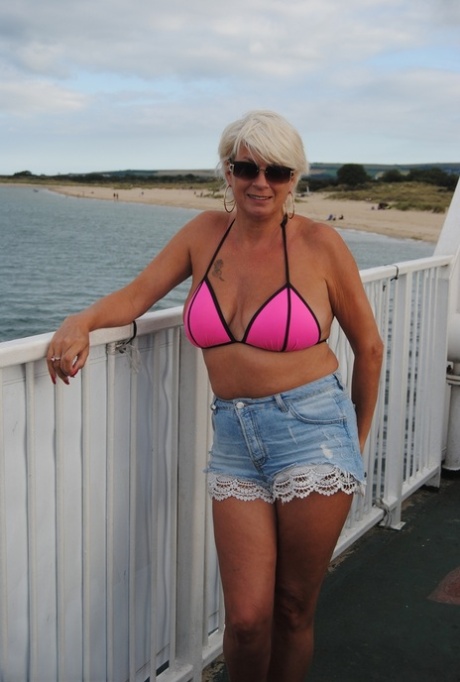 mature beach top images