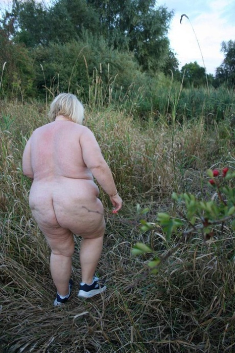 bbw buiten perfect heet foto