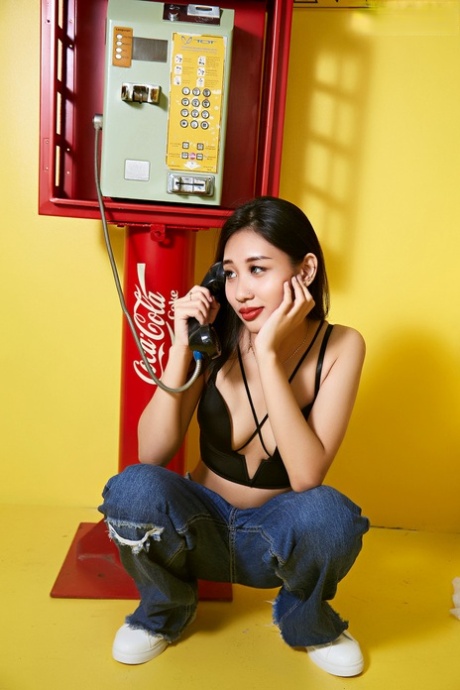 asiatiska jeans trevlig gallerier