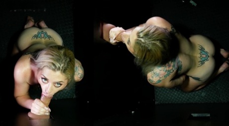 eye contact blowjob nudes img