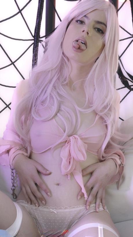 pink hair beautiful picture