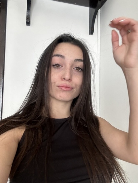 selfie casera hermosa parte superior imagen