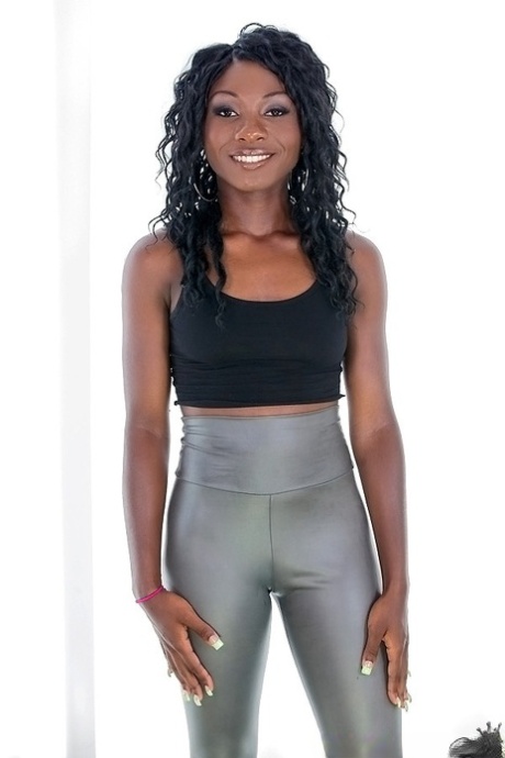 pantalon de yoga en ébène chaud belle des photos