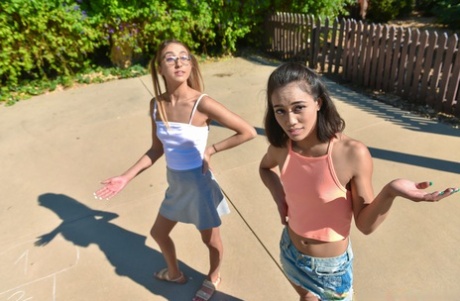 teen outdoor art porn image