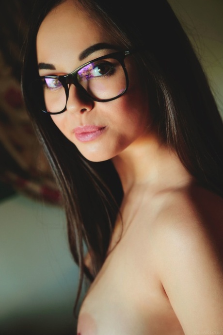 brunette briller kunst gratis bilder