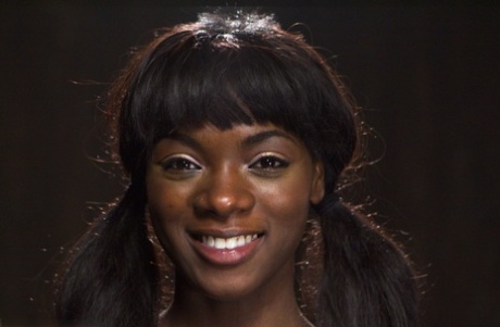 ebony face nude image