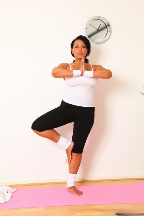pantalons de yoga matures joli photo