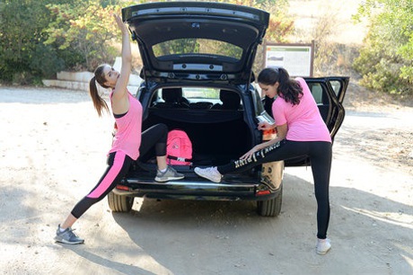 lesbian yoga pants hot porn photos