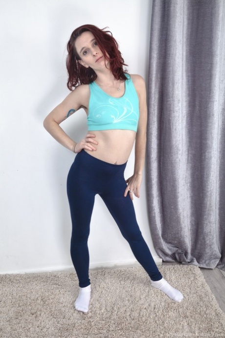Rothaarige Yogahosen xxx hübsche galerien