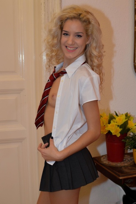 schoolmeisjesrok perfecte kunst afb