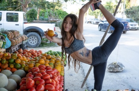 latina yoga pants beautiful porn pictures