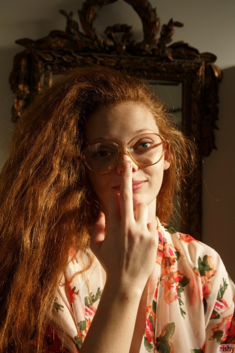 redhead glasses beautiful porn images