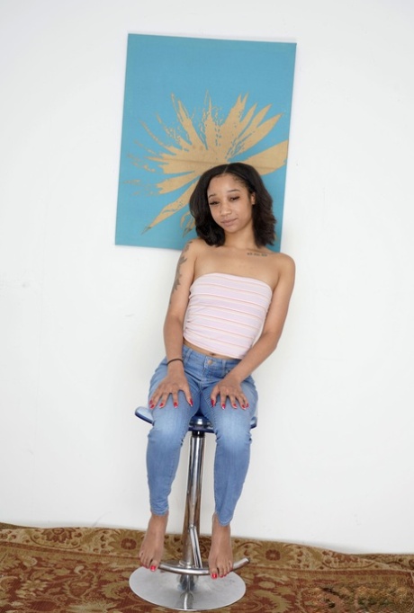Ebenholzjeans top erwachsene bild