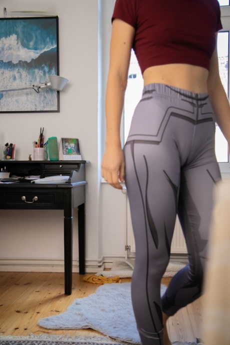 pantalones de yoga amateur erótica xxx foto