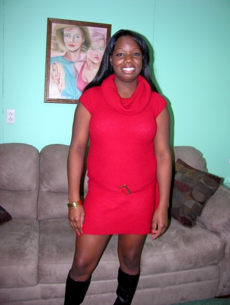 ebony amatør smuk fotos