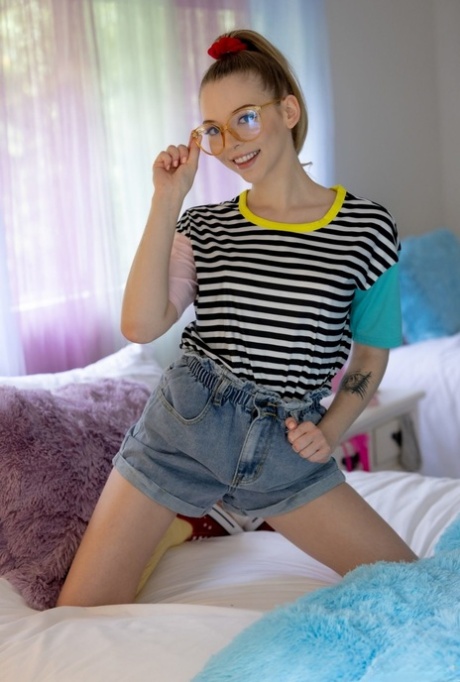 blonde briller topp eksklusiv foton