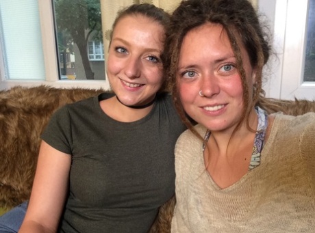 lesbisk anal strapon vakker sexy samling