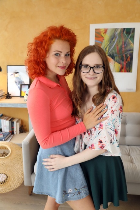redhead glasses art naked images
