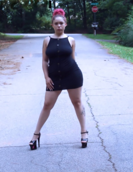 bbw ao ar livre top nu galeria