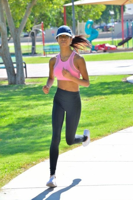 fitness de ébano sexy imágenes